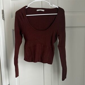 Abercrombie & Fitch Long Sleeve Sweater Top